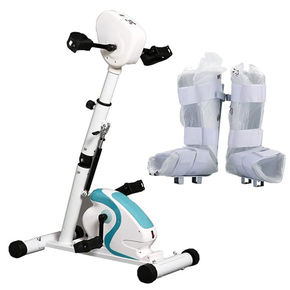Aktif-Pasif El Ayak Ergometre Bisiklet+Eldiven+Sünger Destekli Ayaklık