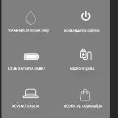 Şarjlı Burun - Kulak Kıl Kesme Makinesi