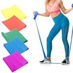 Pilates Band Seti 1.5 Metre Orta Direnç