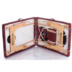 Restpro Classic 2 Şarap Kırmızı Katlanabilir Masaj Masası