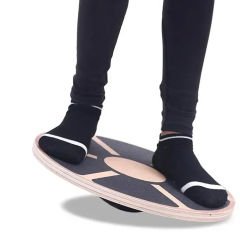 Ahşap Wobble Board - Çok Yönlü Denge Tahtası