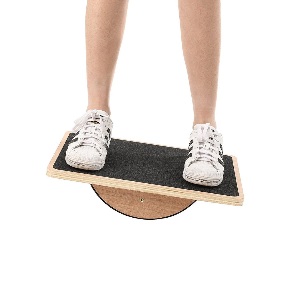 Ahşap Rocker Board - İki Yönlü Denge Tahtası