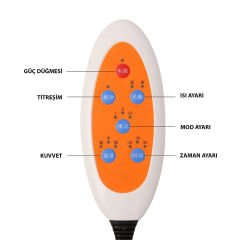 Elektrikli Titreşimli Sıcaklık Ayarlı El Masaj Topu