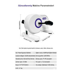 JIUJIAN Motorlu Kol ve Bacak Egzersiz Bisikleti (Aktif-Pasif Kullanım)